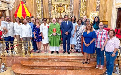 El Consulado Dominicano en Barcelona celebra misa en honor a la Virgen de las Mercedes