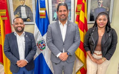 El Consulado General de la República Dominicana en Barcelona recibe la visita del Subdirector Regional del INESPRE
